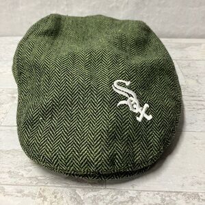 Chicago White Sox Newsboy Hat Green Herringbone Miller Lite Chi-Rish St Pats